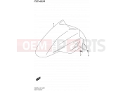 SUZUKI AN400A L5 (2015) Burgman 400 (E24) 460A - FRONT FENDER