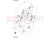 SUZUKI AN400A L5 (2015) Burgman 400 (E24) 521A - FRONT FORK DAMPER