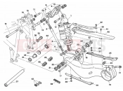 DUCATI 1997 Superbike 916 R REAR SHOCK ABSORBER » SWING ARM