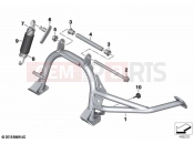 BMW Motorrad BMW 2019 C models C 400 GT (0C06, 0C16) Centre stand | Centre stand