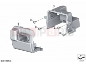 BMW Motorrad BMW 2019 C models C 400 GT (0C06, 0C16) Splash guard battery | Splash guard battery