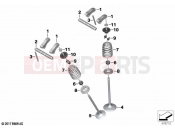 BMW Motorrad BMW 2024 F models F 900 R A2 25 (0K91) Valves with springs