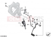 BMW Motorrad BMW 2024 F models F 900 R A2 25 (0K91) Outer gearshift parts