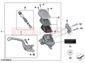 BMW Motorrad BMW 2024 F models F 900 R A2 25 (0K91) Control assembly fitting