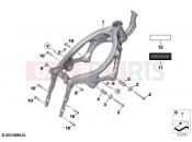 BMW Motorrad BMW 2024 F models F 900 R A2 25 (0K91) Front frame