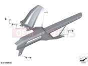 BMW Motorrad BMW 2024 F models F 900 R A2 25 (0K91) Chainguard  2
