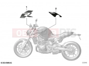 BMW Motorrad BMW 2024 F models F 900 R A2 25 (0K91) Stick-on label