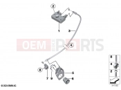 BMW Motorrad BMW 2024 F models F 900 R A2 25 (0K91) Seat bench locking system  2