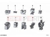 BMW Motorrad BMW 2024 F models F 900 R A2 25 (0K91) Retaining clips, cable clip