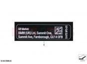 BMW Motorrad BMW 2024 F models F 900 R A2 25 (0K91) Sign importer