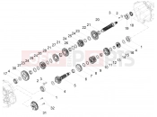 MOTOGUZZI V7 Stone TEN 850 E5 (EU) Gear box - Gear assembly