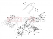 MOTOGUZZI V7 Stone TEN 850 E5 (EU) Rear mudguard