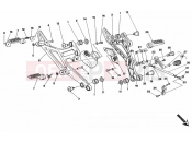 DUCATI 1996 Monster 900 FOOTREST » FRAME