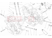 DUCATI 2017 Scrambler Desert Sled HALF-CRANKCASES PAIR