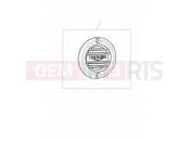 TRIUMPH Speed Twin 1200 Clutch Badge, Ribbed