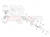 PIAGGIO Beverly 300 Deep Black E5 MY23 (EU) Rocking levers support unit