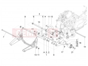 PIAGGIO Beverly 300 Deep Black E5 MY23 (EU) Swinging arm