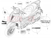 PIAGGIO Beverly 310 Classic - Sport E5+ (EU) Plates - Emblems