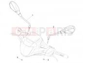 PIAGGIO Beverly 310 Classic - Sport E5+ (EU) Driving mirror/s