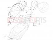 PIAGGIO Beverly 400 HPE E5 (EU) Saddle/seats