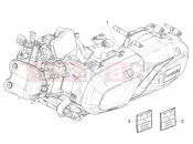 PIAGGIO Beverly 400 Deep Black E5 (EU) Engine assembly