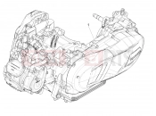 PIAGGIO Medley 125 E5+ (EU) Engine assembly