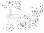 PIAGGIO MP3 300 HPE / HPE Sport E5 (EU) Wheel huosing - Mudguard