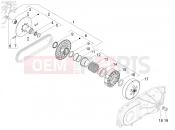 PIAGGIO MP3 310 HPE / HPE Sport E5+ (EU) Driven pulley