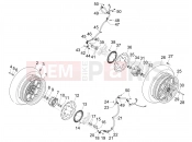 PIAGGIO MP3 400 HPE Classic-Sport E5+ (EU) Front wheel