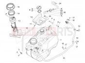 PIAGGIO MP3 400 HPE Classic-Sport E5+ (EU) Fuel tank