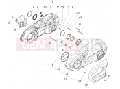 PIAGGIO MP3 530 HPE Exclusive E5+ (EU) Crankcase cover - Crankcase cooling