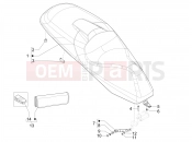 PIAGGIO MP3 530 HPE Exclusive E5+ (EU) Saddle/seats