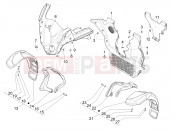 PIAGGIO MP3 530 HPE Exclusive E5+ (EU) Wheel huosing - Mudguard