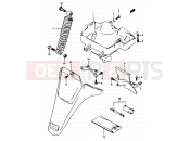 SUZUKI AP50 R (1994) (R/S/T) 42 - REAR FENDER