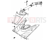 SUZUKI AP50 S (1995) (R/S/T) 33 - REAR LEG SHIELD