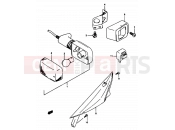 SUZUKI AP50 T (1996) (R/S/T) 21 - FRONT TURN LAMP (P22)