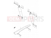 SUZUKI AX100 R (1994) 41 - REAR SHOCK ABSORBER (E94,P09,P48)