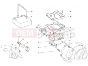 DUCATI 2003 Monster 1000 S BATTERY BOX MOUNT