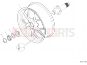 DUCATI 2020 Multistrada 1260 S Touring REAR WHEEL
