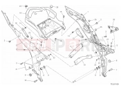 DUCATI 2020 Multistrada 1260 S Touring REAR FRAME COMP.
