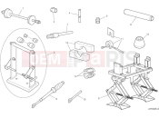 DUCATI 2025 Desert X Discovery Workshop service tools - frame