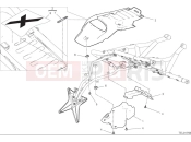 DUCATI 2025 Desert X Discovery Rear mudguard