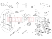 DUCATI Desert X Rally Workshop service tools - frame