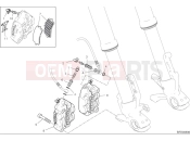 DUCATI Desert X Rally Front brake system