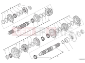 DUCATI Desert X Rally Gear box