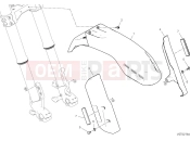 DUCATI Desert X Rally Front mudguard