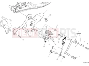 DUCATI Diavel for Bentley Left footrest