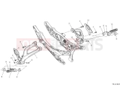 DUCATI 2025 Panigale V2 Rear footrests