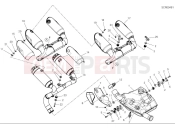 DUCATI 2025 Panigale V2 S Exhaust silencer