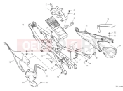 DUCATI 2025 Panigale V2 Superquadro Final Edition Rear subframe